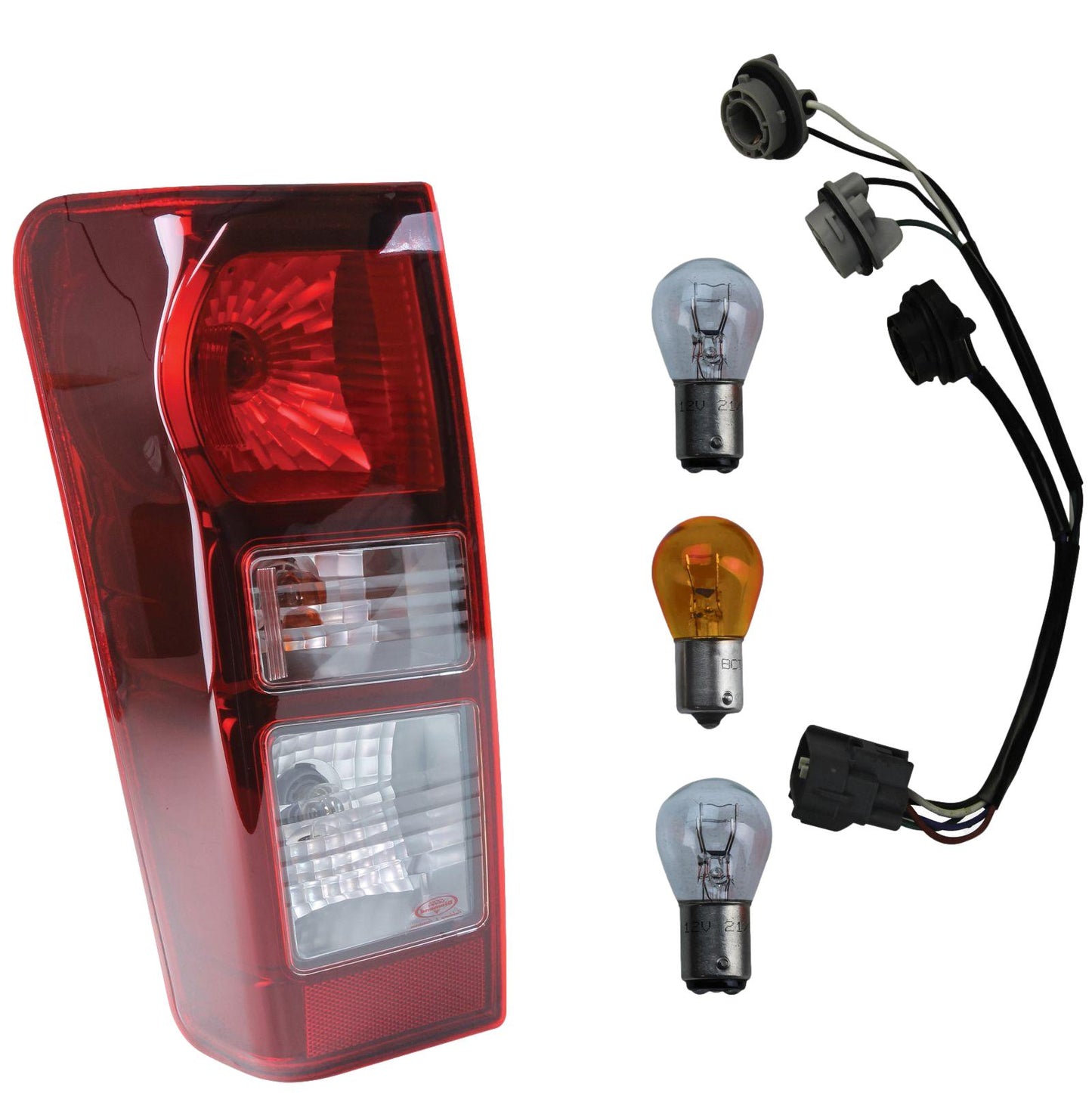 Isuzu Rodeo DMax Pickup (2012-21) Rear Light inc Loom+Bulbs - LH