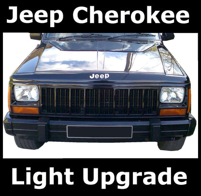 Crystal Headlight Upgrade Kit Jeep Cherokee - RHD