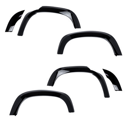 Extended Wheel Arch Set in Gloss Black for Land Rover Defender L663 (110 model)