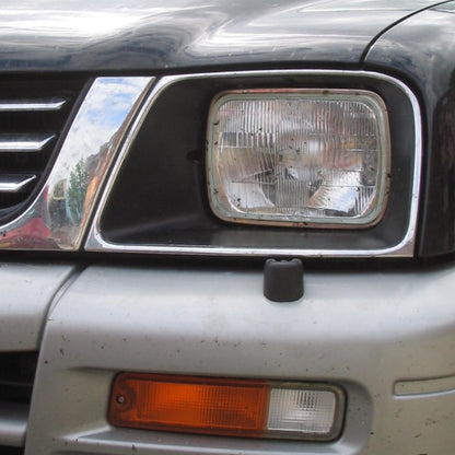 Crystal Square Headlights - Early Models (Pair) with E Mark for Mitsubishi L200