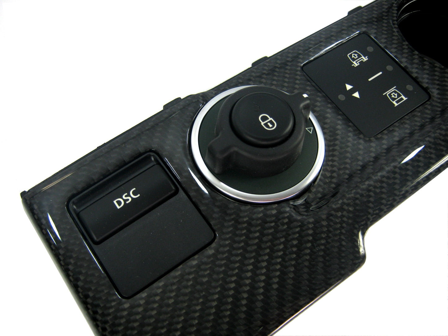 Clock Fascia Panel - Black Carbon for Range Rover L322