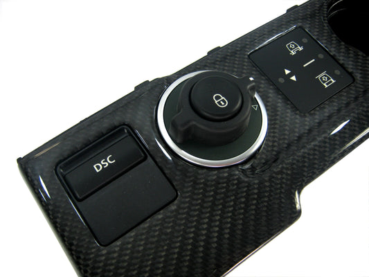 Clock Fascia Panel - Black Carbon for Range Rover L322