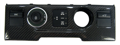 Clock Fascia Panel - Black Carbon for Range Rover L322
