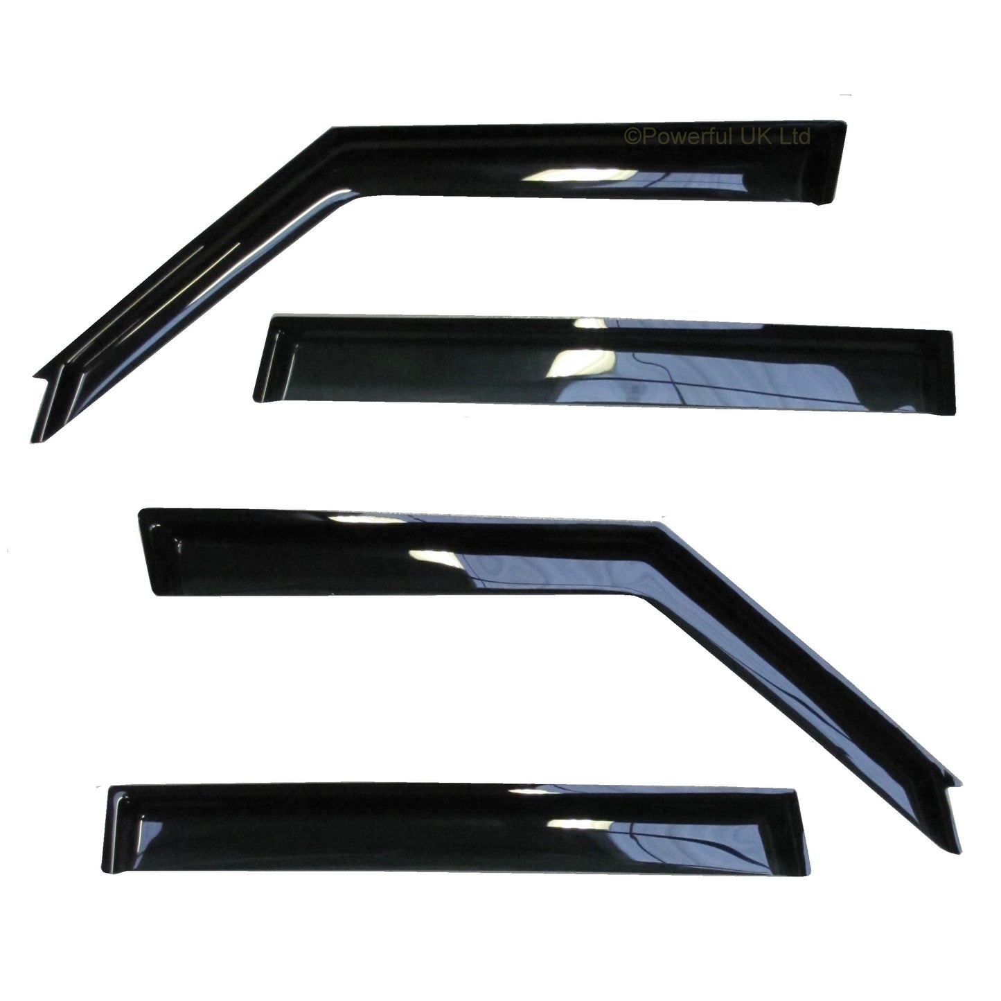 Window Wind/rain deflector tinted smoked kit for Range Rover L322 2002-12