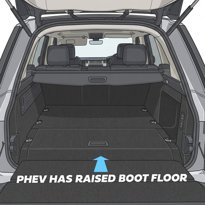 Genuine Rubber Boot Liner Mat for Range Rover L405 (for PHEV)