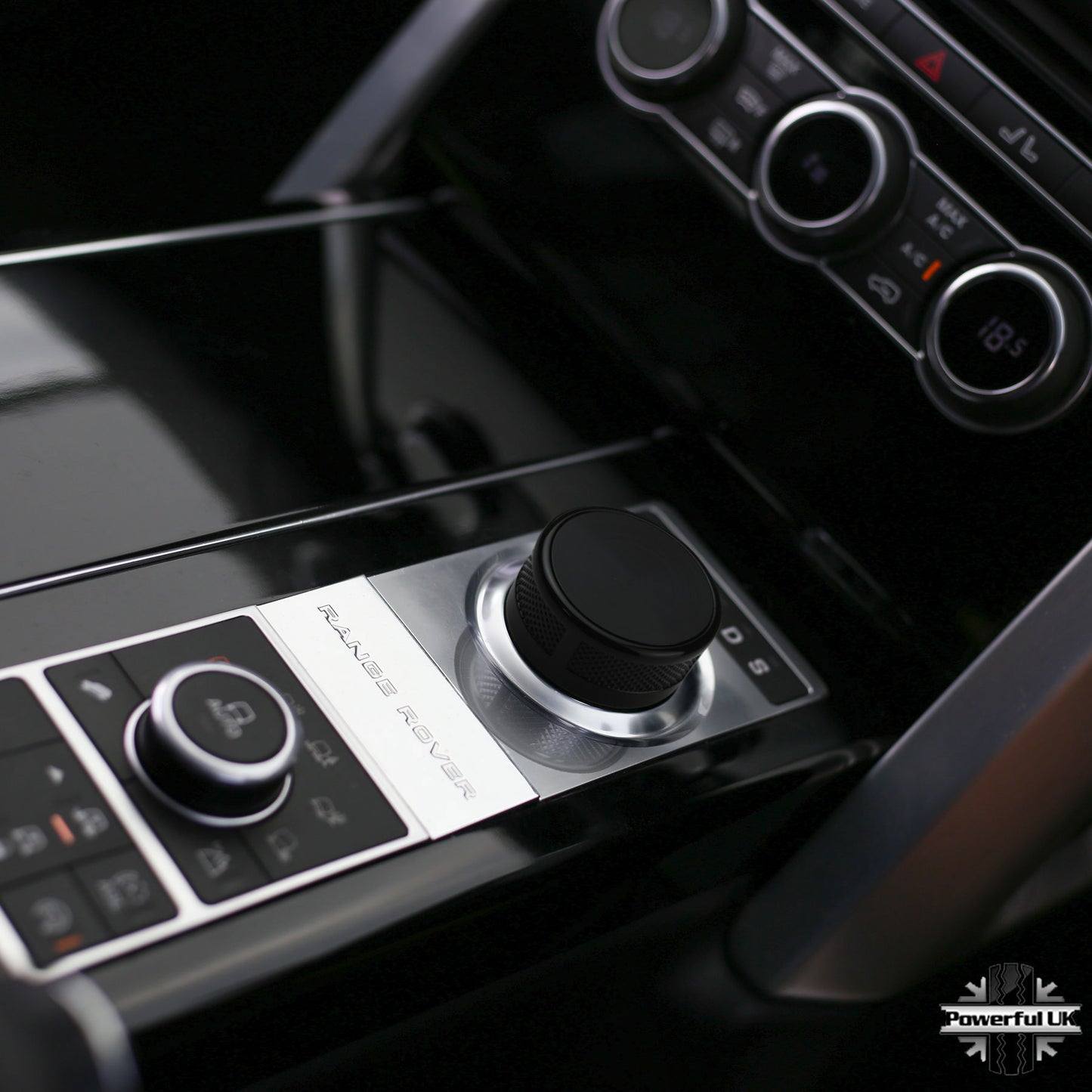 Rotary Gear Selector - Black for Jaguar XF