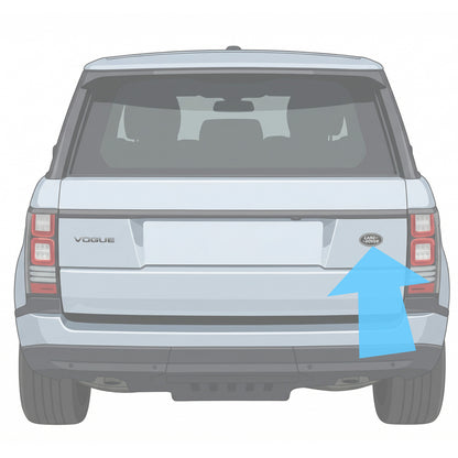 Genuine Rear Tailgate Badge - Green & Silver - for Range Rover L405