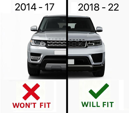 Black Front LED Fog Light for Range Rover Sport 2018 - RH