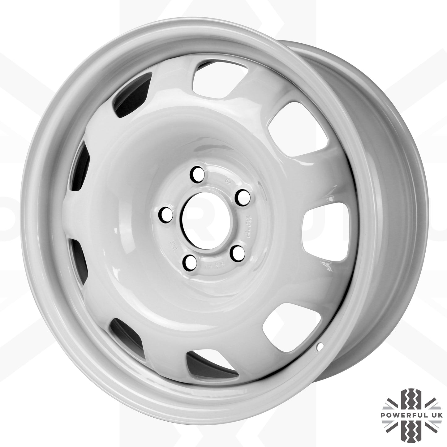Genuine 18" Steel Wheel White for Land Rover Defender L663