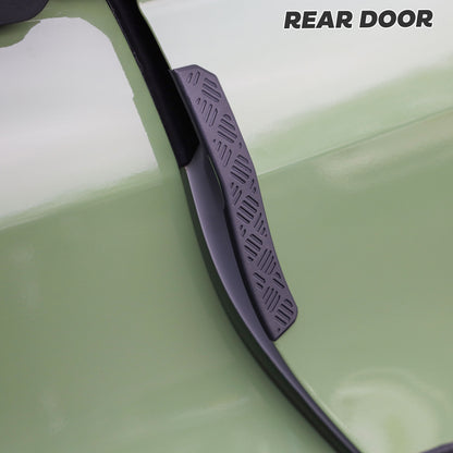 4pc Door Edge Protection Strips for Land Rover Defender L663 110/130 - Chequer Pattern