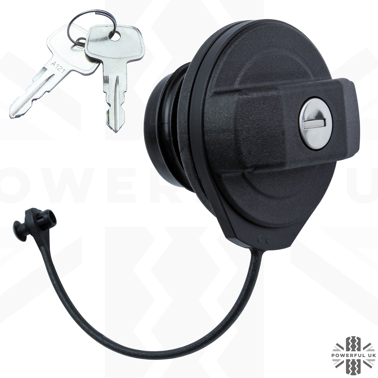 Locking Fuel Filler Cap - Genuine - for Land Rover Classic Defender (1998-on)