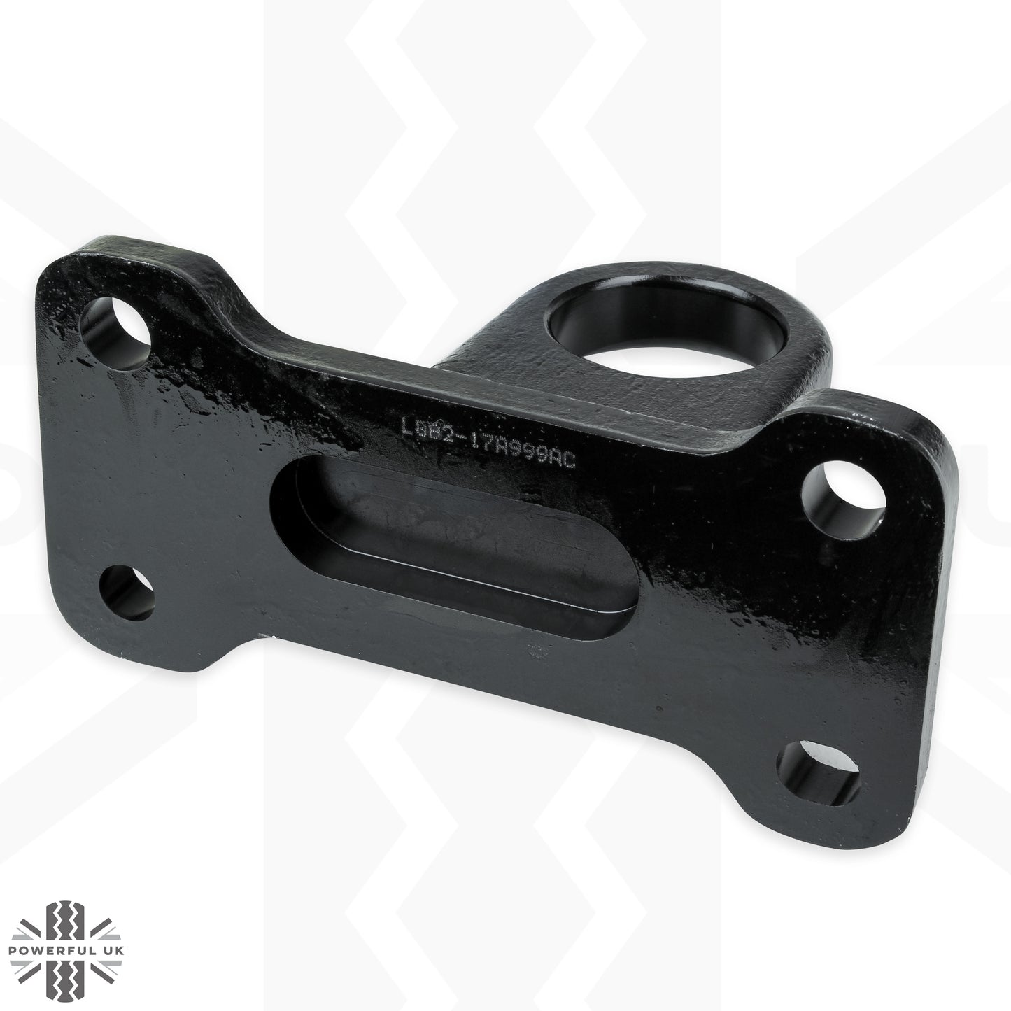 Tow Loop Upgrade Kit E - Black Loops + Genuine Finisher Inserts for Land Rover Defender L663