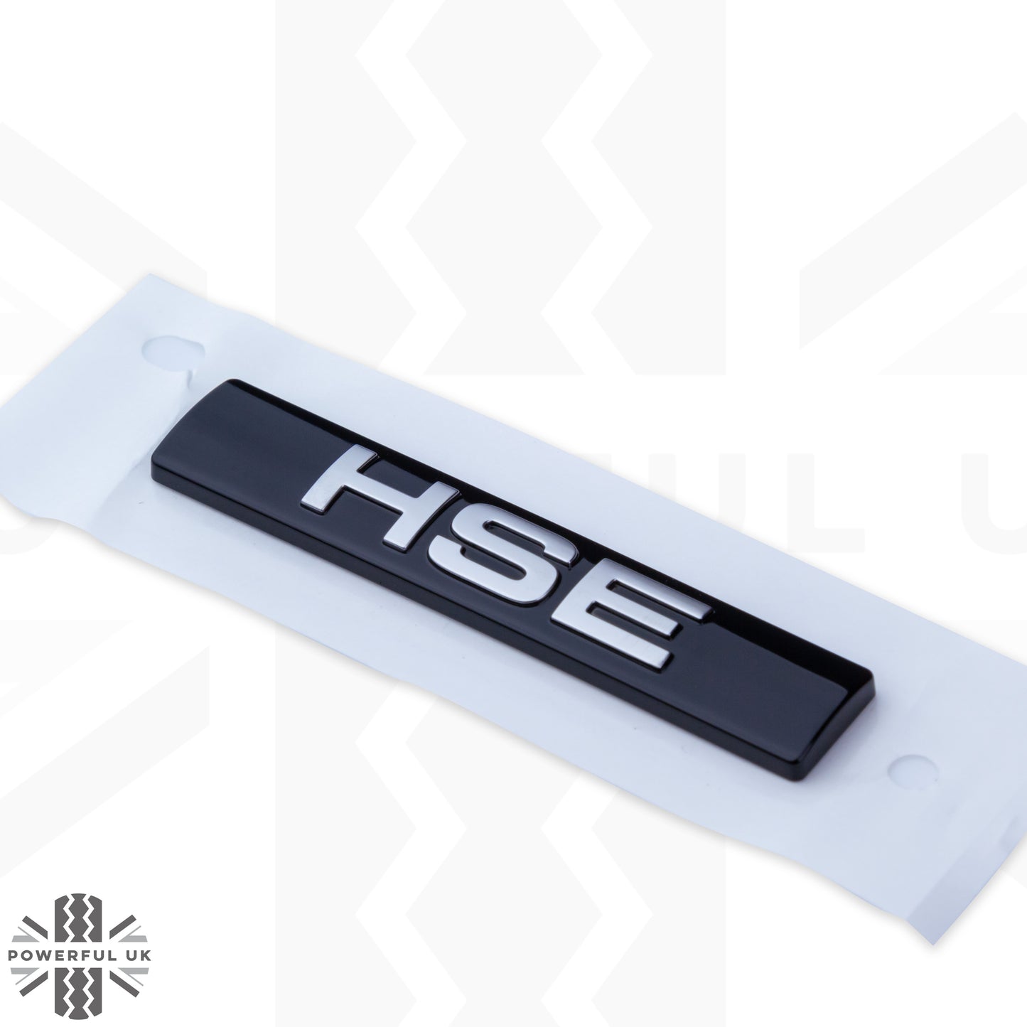 Rear Tailgate HSE Badge - Black - Genuine for Land Rover Discovery 5