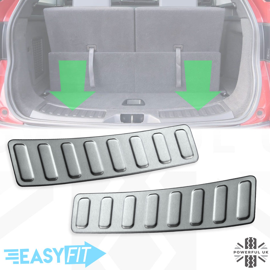 Interior Boot Threshold Finisher Trim Inserts - Stainless Steel - for Land Rover Discovery Sport