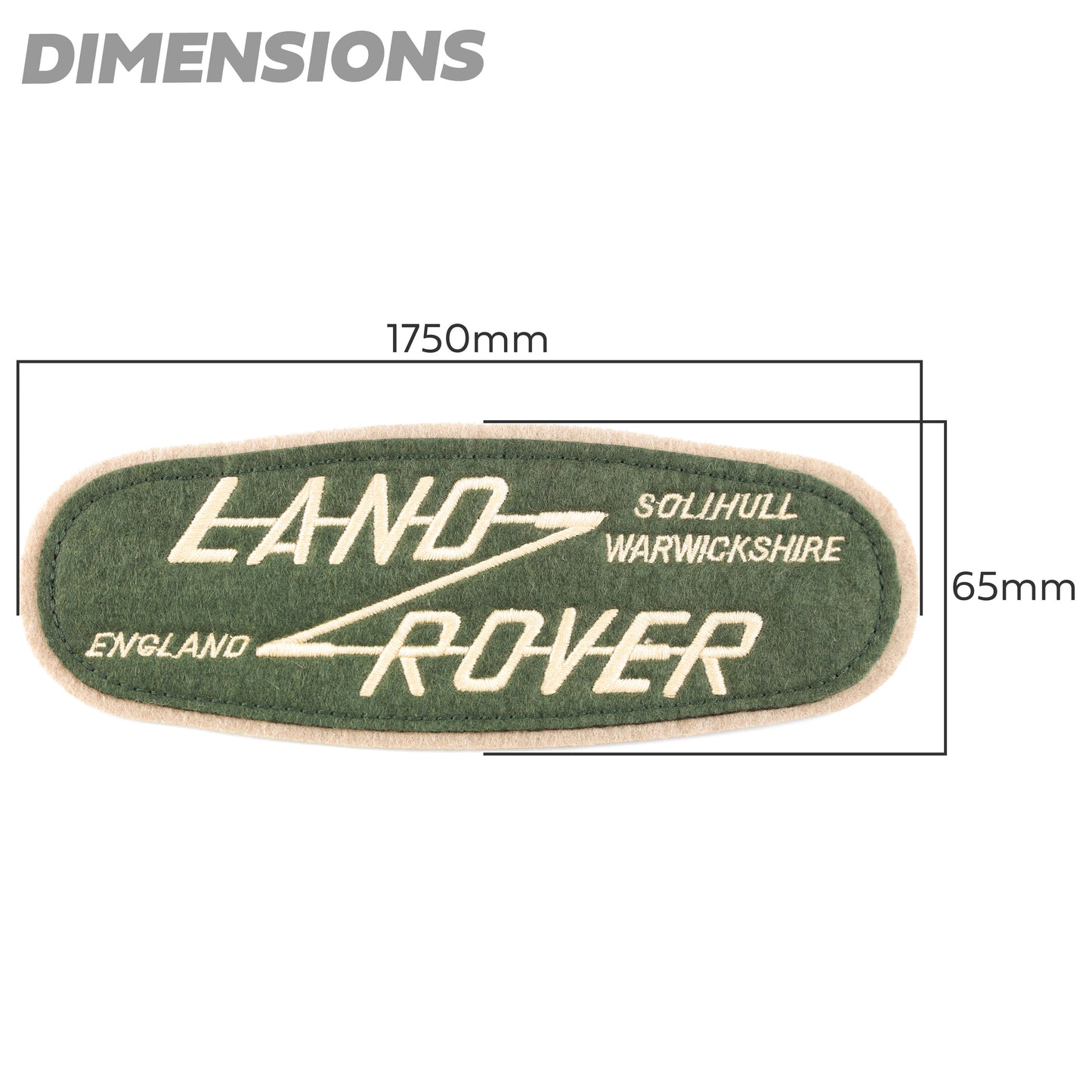 Land Rover x Red Canoe Embroidered Patch - Large