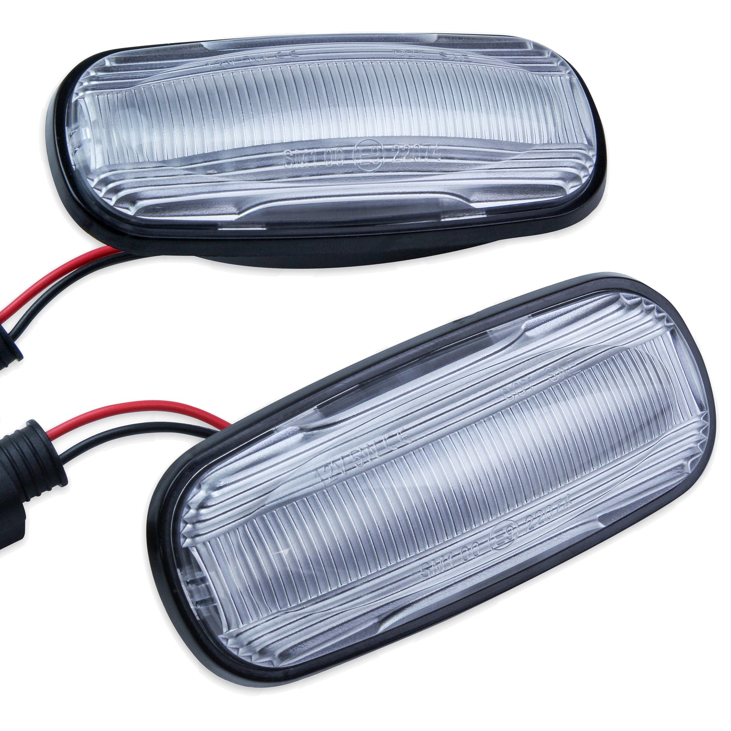 Side Repeaters (Pair) - LED - Clear - for Land Rover Freelander 1