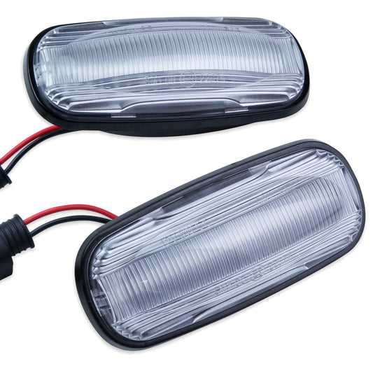 Side Repeaters (Pair) - LED - Clear - for MG Rover (various models)