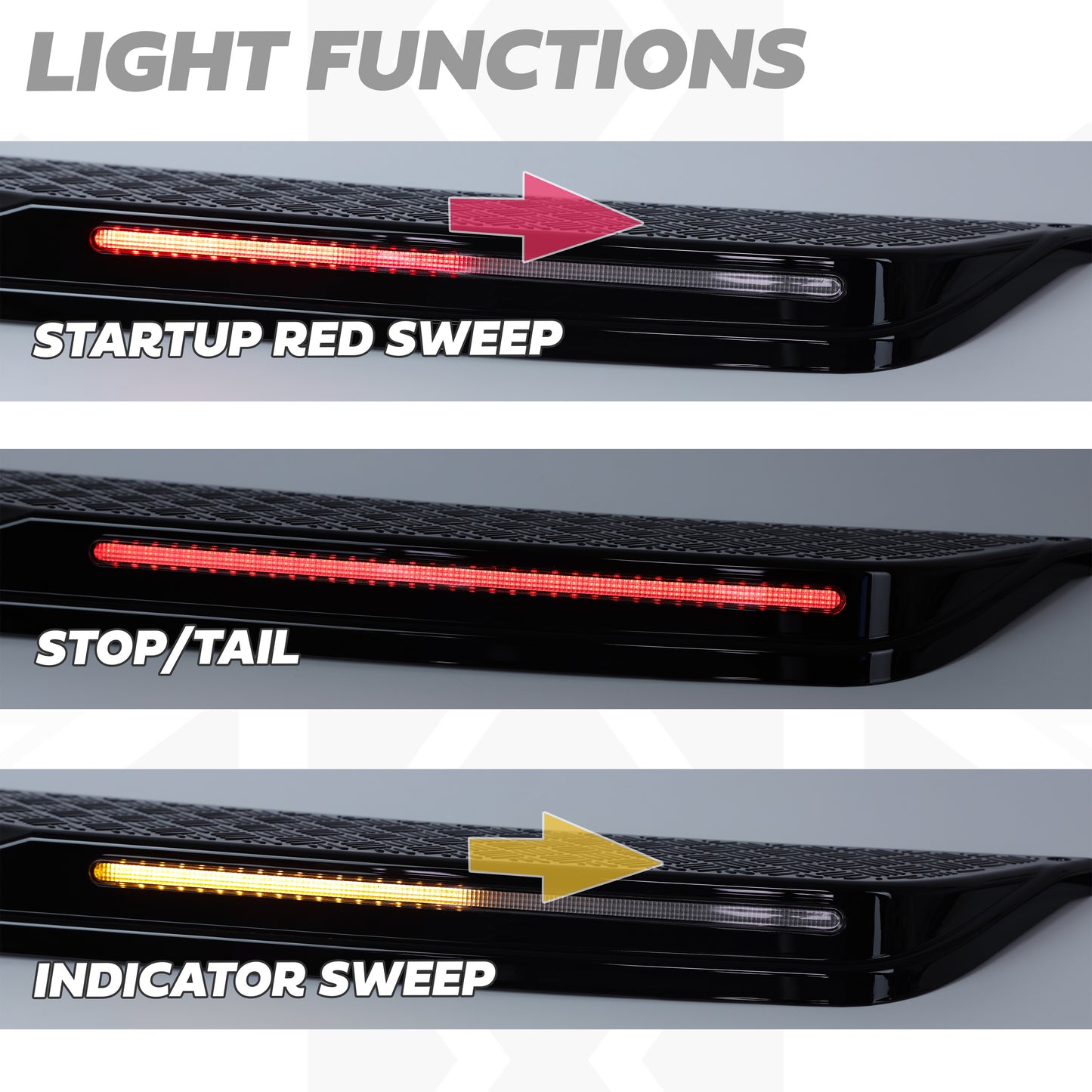 Rear Bumper Cover for Land Rover Defender L663 - with LEDs