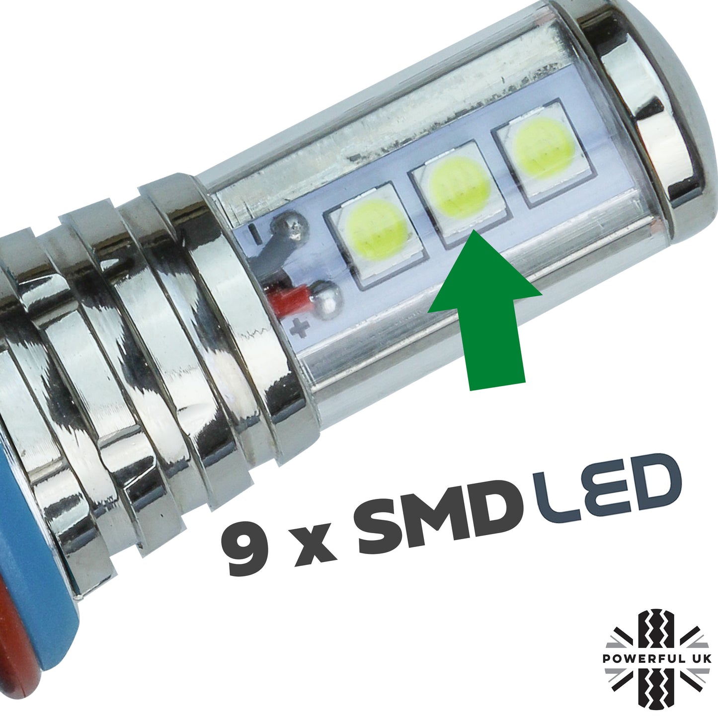 White LED Bulbs H16 (PS19W type) - PAIR