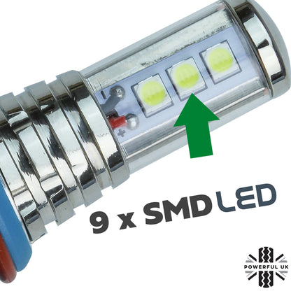White LED Bulbs H16 (PS19W type) - PAIR