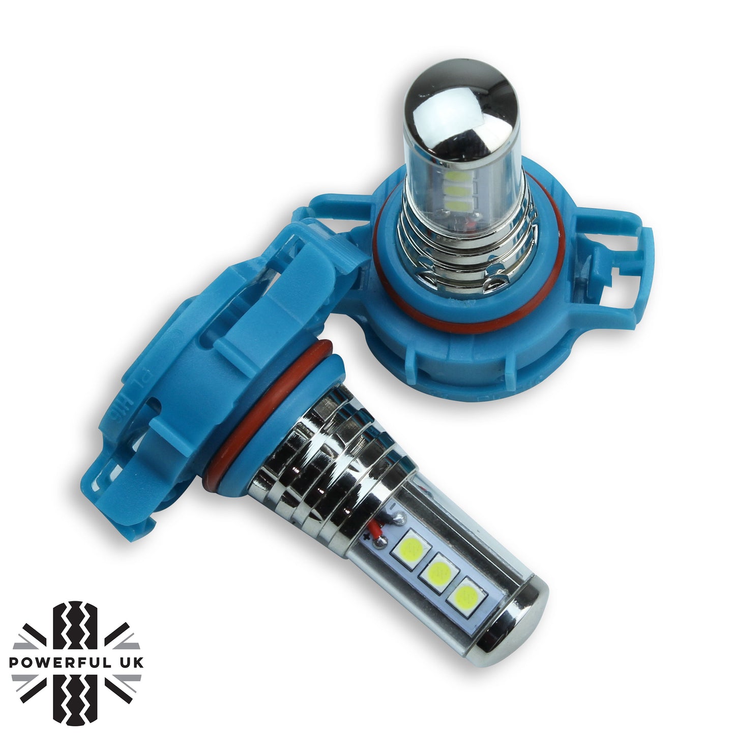 White LED Bulbs H16 (PS19W type) - PAIR