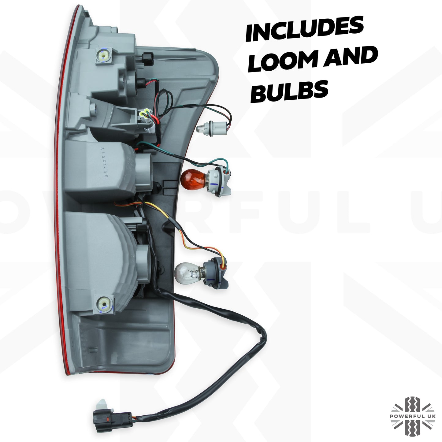 Isuzu Rodeo Dmax Pickup (2012-21) LED Rear Light Assembly + Loom - Type 2 - LH