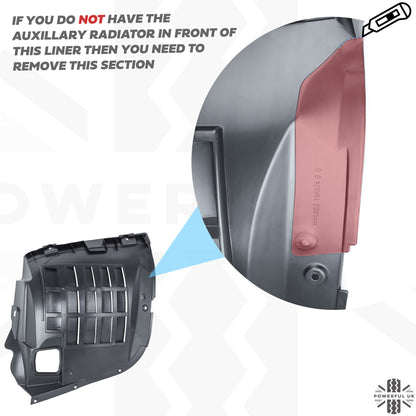 Front Wheel Arch Liner for Land Rover Defender L663 - Left