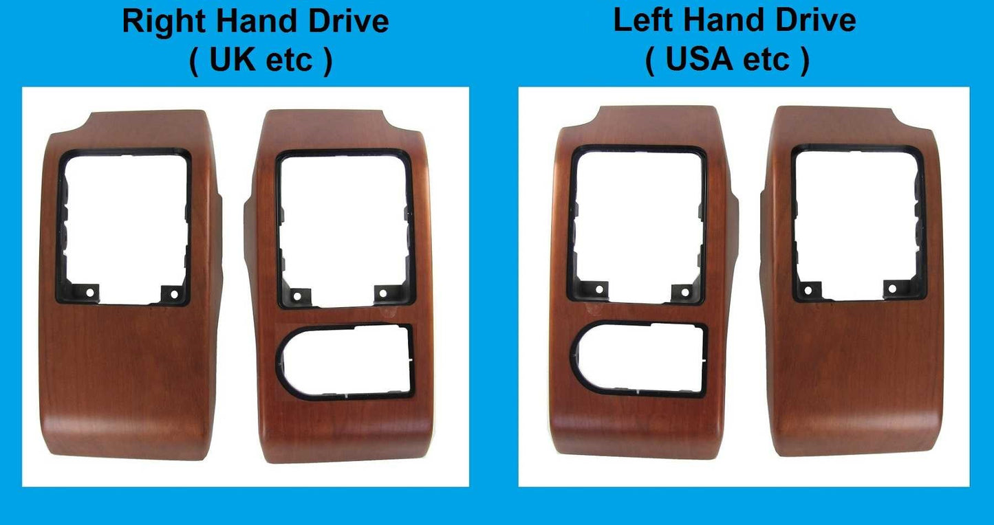 Vavona Burl Dash End Panels for Range Rover L322 - LHD