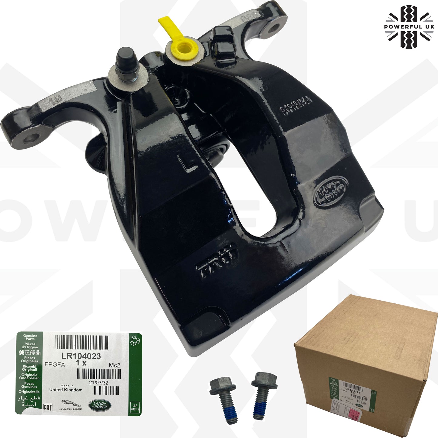 Genuine Rear Black Caliper for Range Rover Sport L494 2018-22 - Left