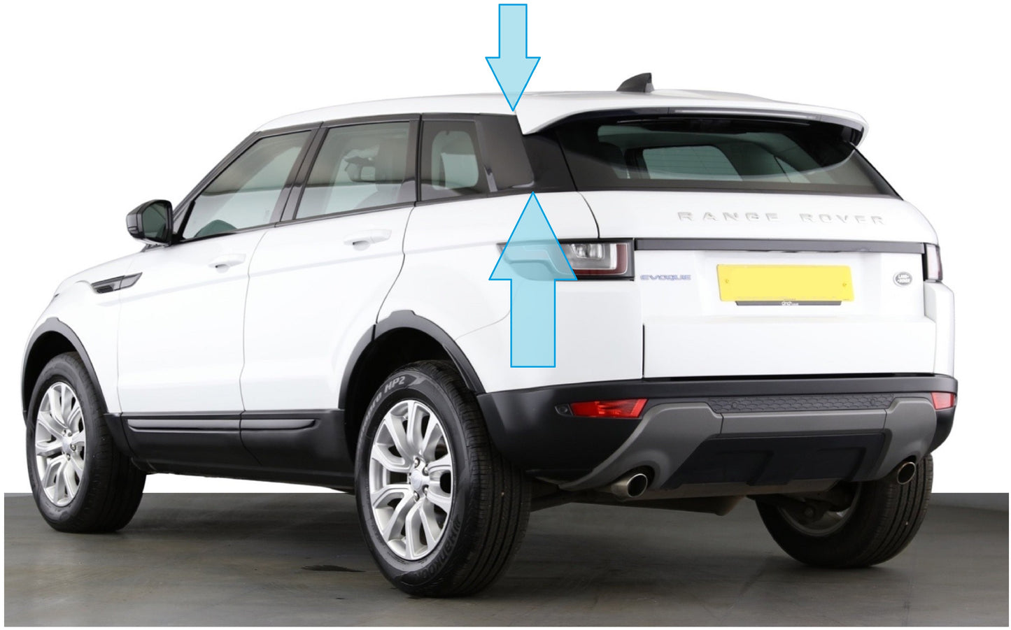 Genuine Black Left D Pillar Cover for Range Rover Evoque 5 Door