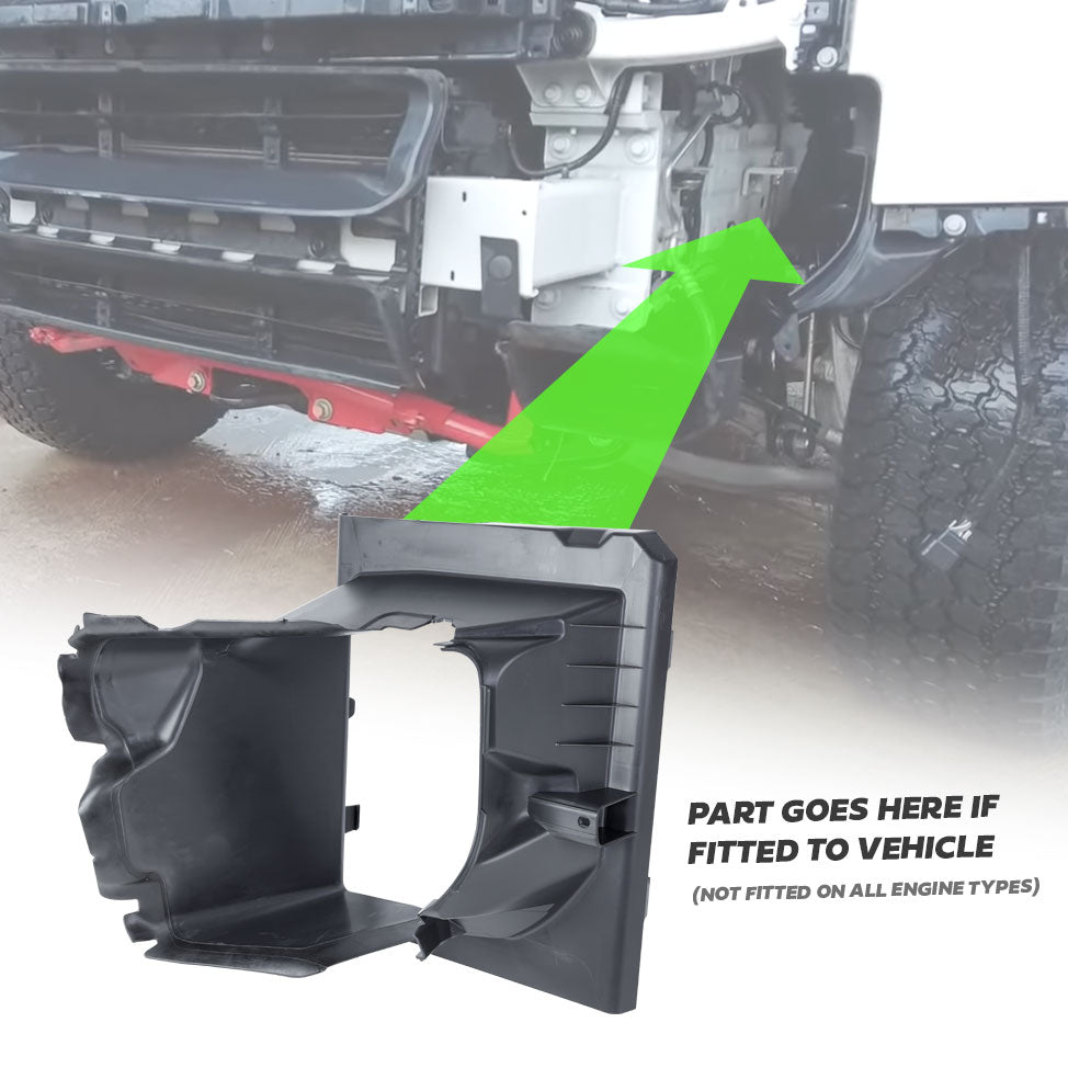 Lower LEFT Air Deflector for Land Rover Defender L663