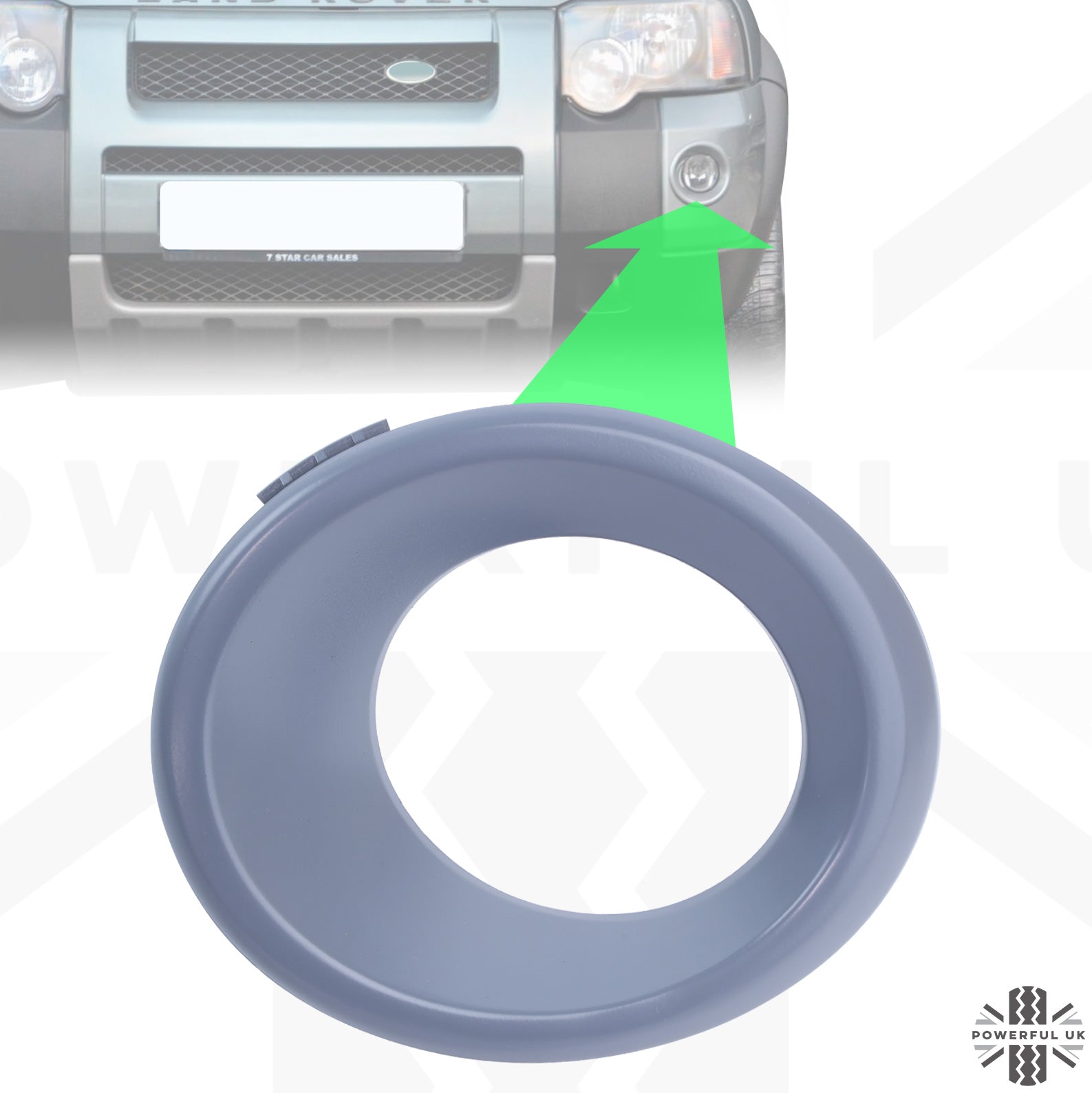 VOGUE バブミラー Fog Lamp Bezel in Primer for Land Rover Freelander 1 2004-07