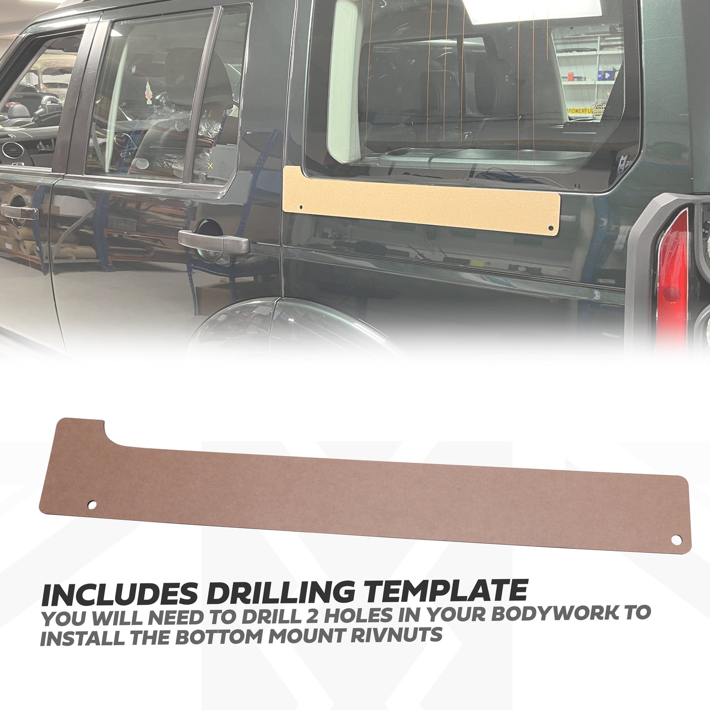 Molle Plate Kit - Grid Design - LH - for Land Rover Discovery 3/4