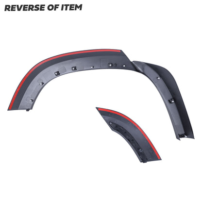 Rear Left Extended Wheel Arch in Textured Plastic for Land Rover Defender L663 (110 model)