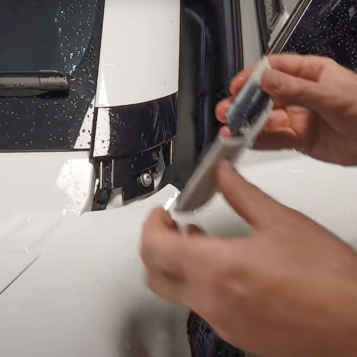 A Pillar Finisher Cap (Unpainted) for Land Rover Defender L663 - LEFT