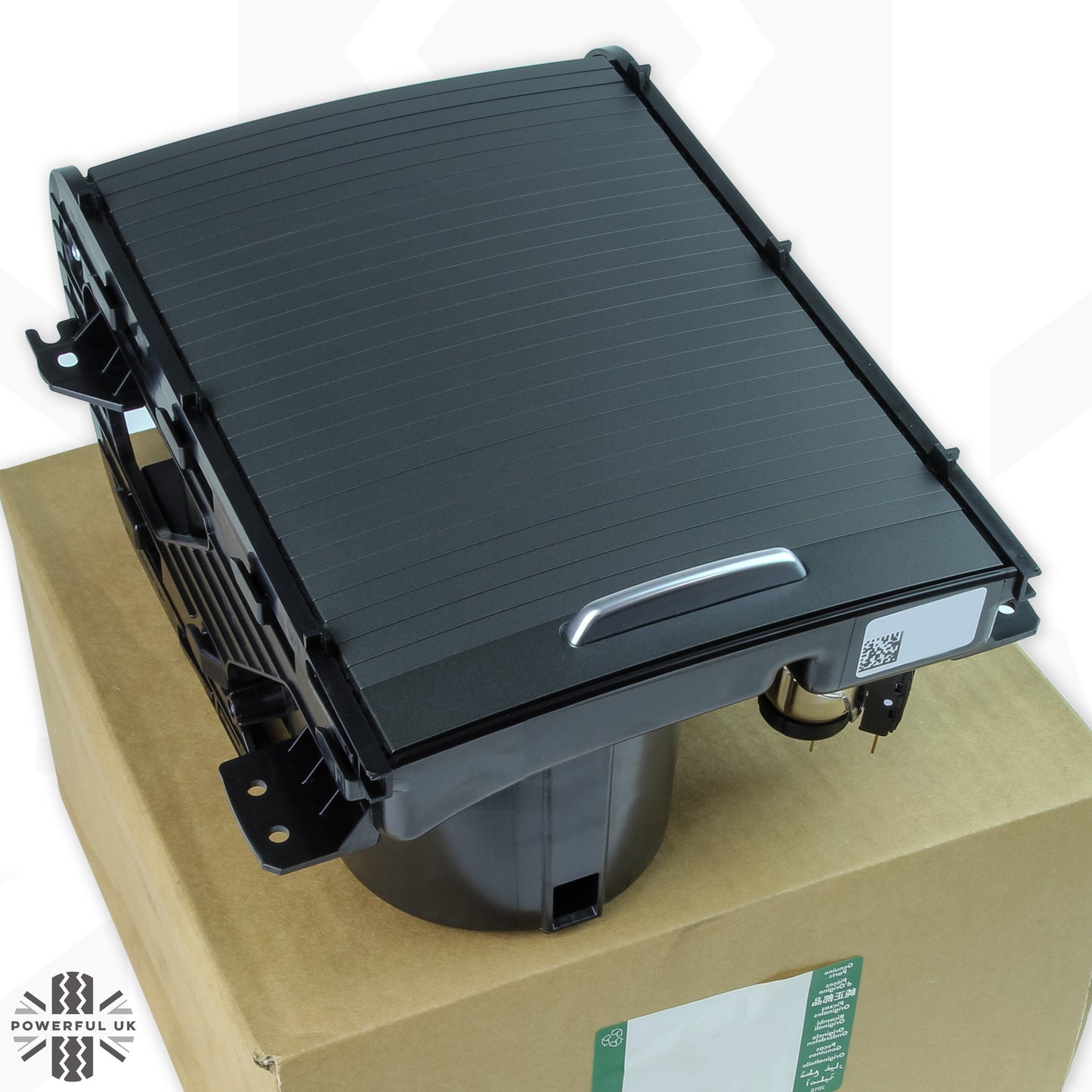 Genuine Cupholder Sliding Compartment for Range Rover Evoque 2011-18 LHD - Meteor Grey