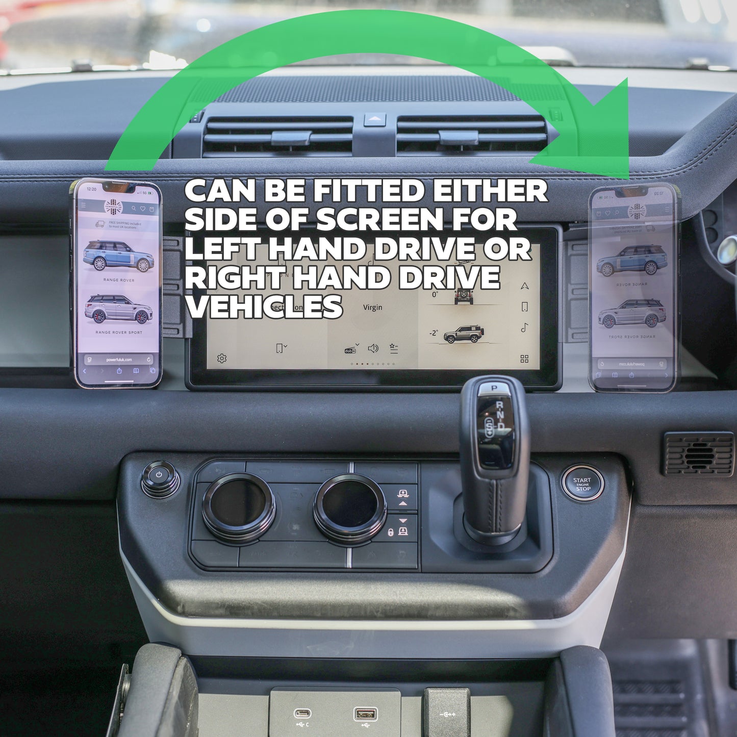 10" Infotainment Screen Phone Mount for Land Rover Defender L663 - EARLY Magsafe Version