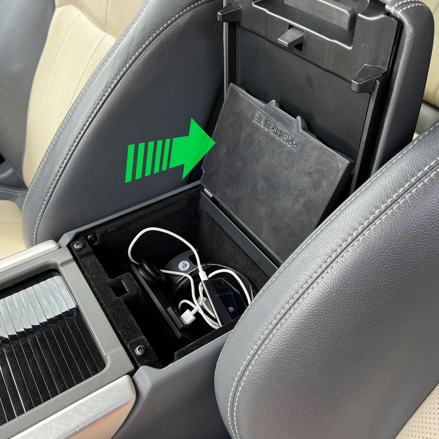 Centre Armrest Storage Tray for Range Rover Evoque 1 - for Late Type Cubby Box