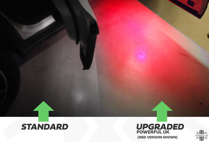 LED Door Welcome Lights - 2pc - Red - for Land Rover Defender L663 (90)