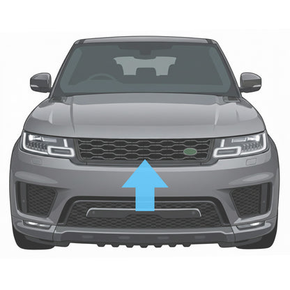 Front Grille in Gloss Black for Range Rover Sport L494 2018-22