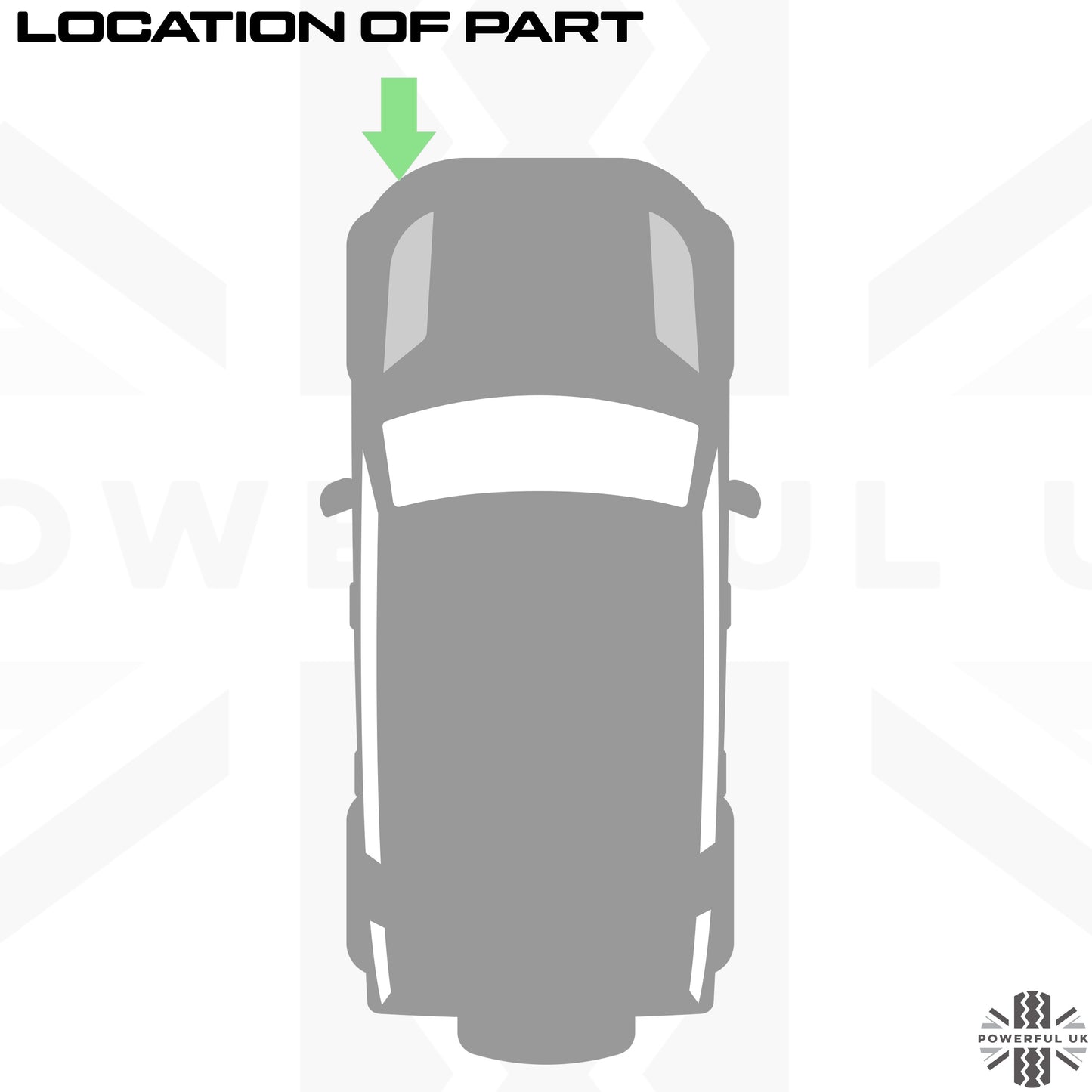 GENUINE Headlight Surround 'WITH Washer' for Land Rover Defender L663 - LEFT
