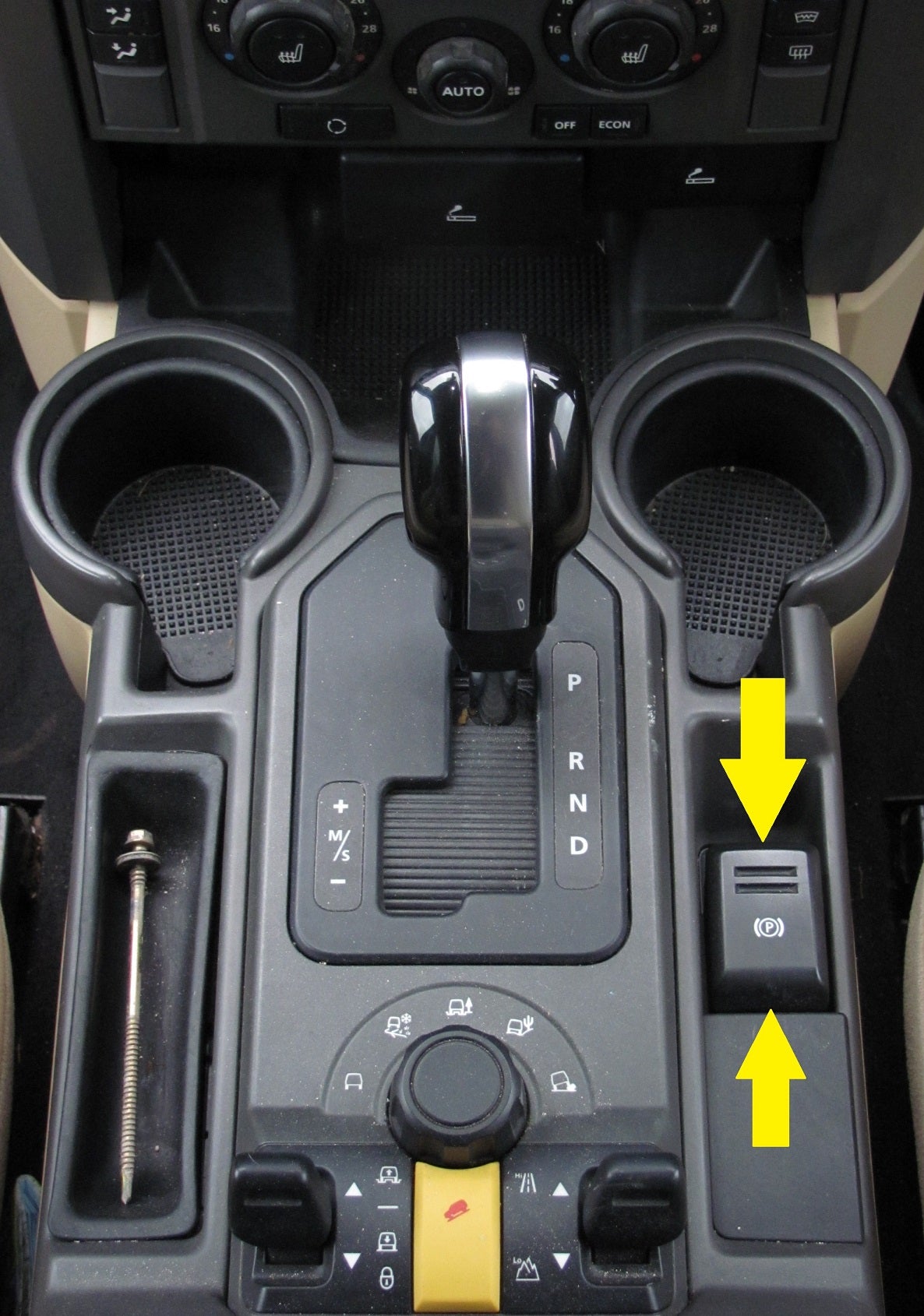 Hand Brake Switch - Black - for Land Rover Discovery 3