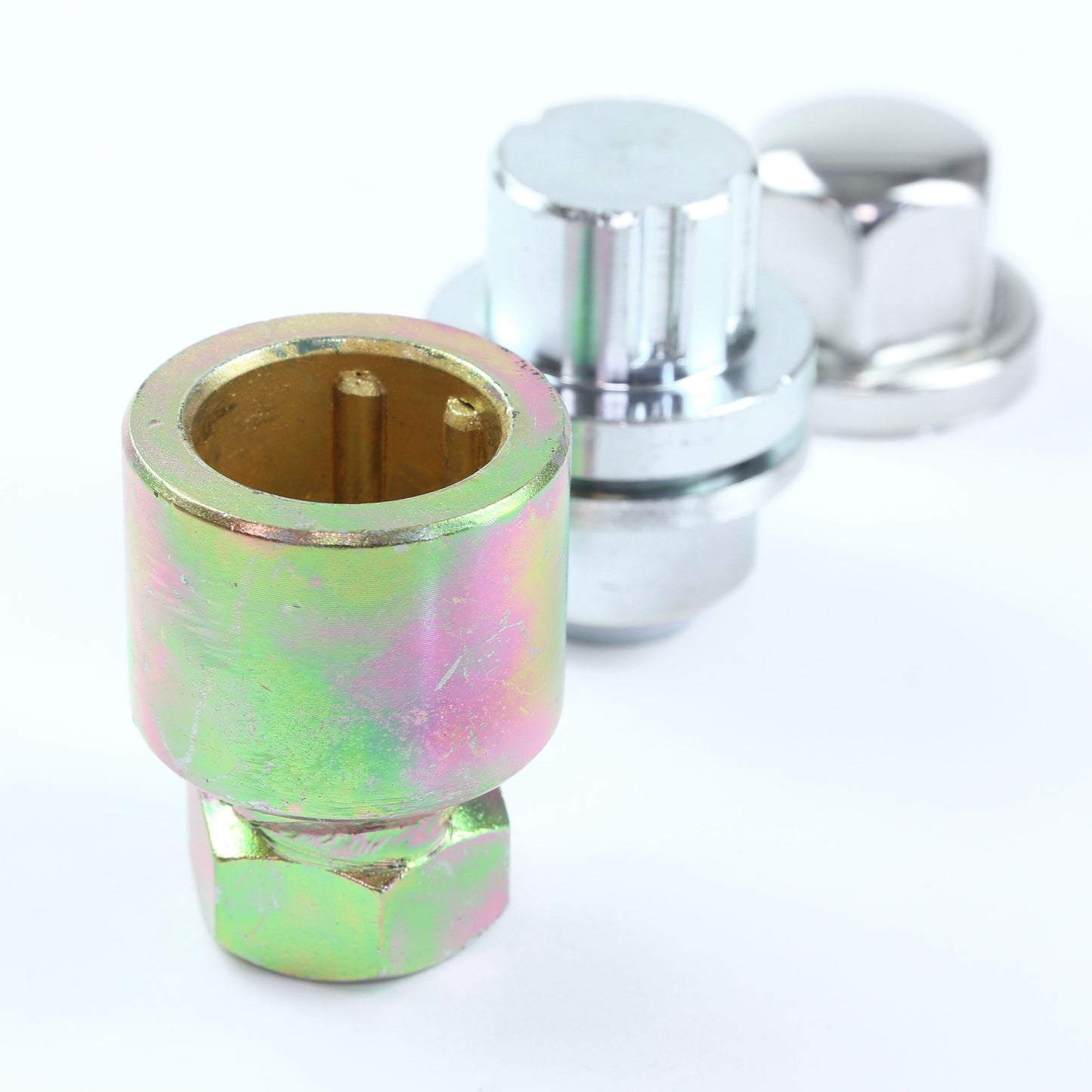 Locking Wheel Nut Kit for Land Rover Discovery 1 Alloy Wheels - Silver