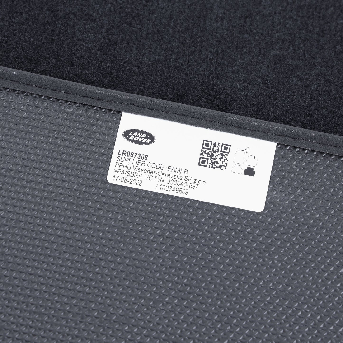 Carpet Floor Mat Set (Genuine) - RHD - for Land Rover Discovery Sport (2014-18)