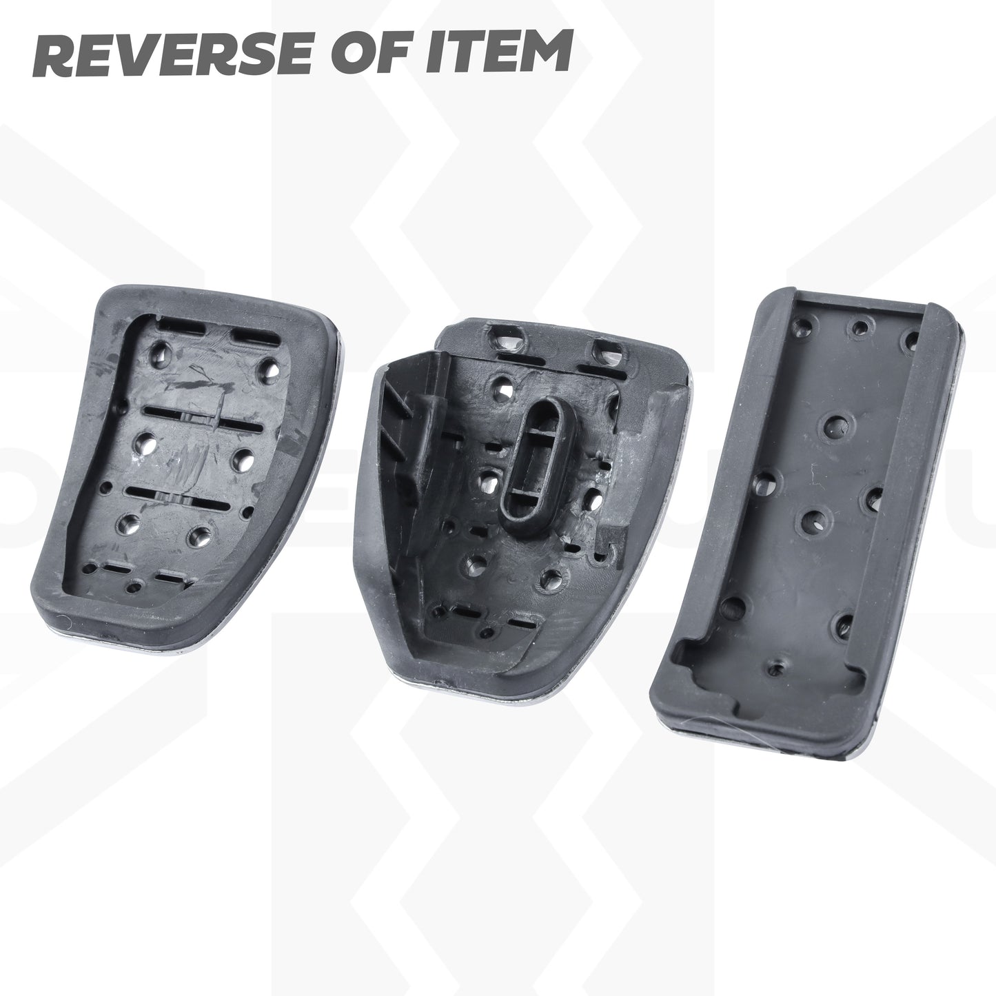 3pc Manual Pedal Cover Kit for VW Transporter T5 & T6 - LHD