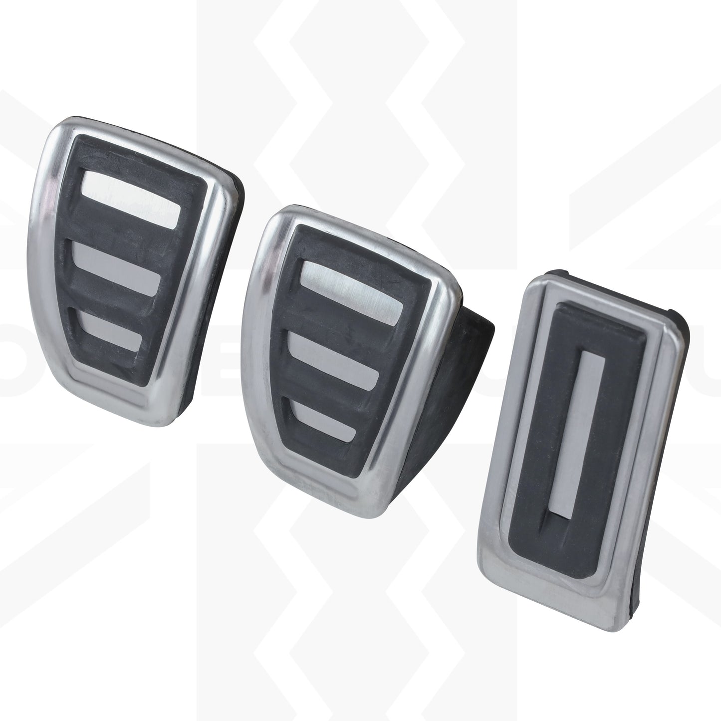 3pc Manual Pedal Cover Kit for VW Transporter T5 & T6 - LHD