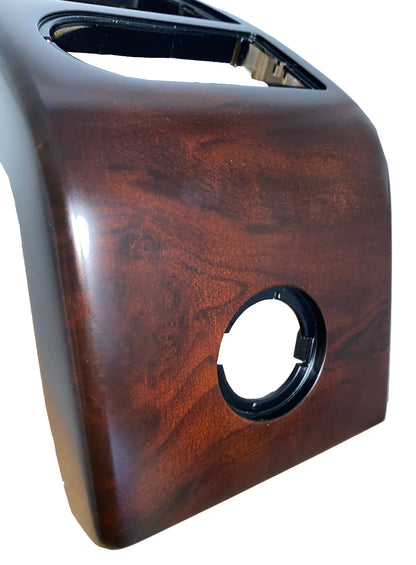 Dash End Panel (Left) - finished in Maroon Burr Walnut Wood - With Light for Range Rover L322