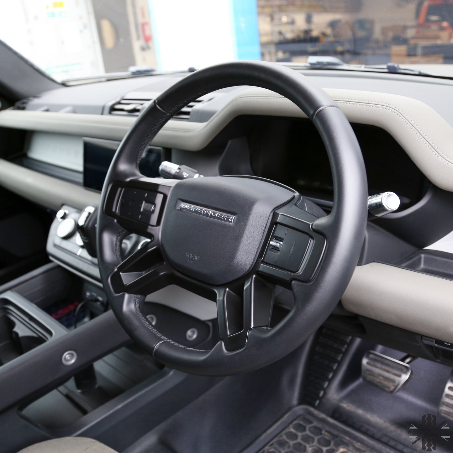 Steering Wheel Spoke Cover - Matt Black - for Land Rover Defender L663