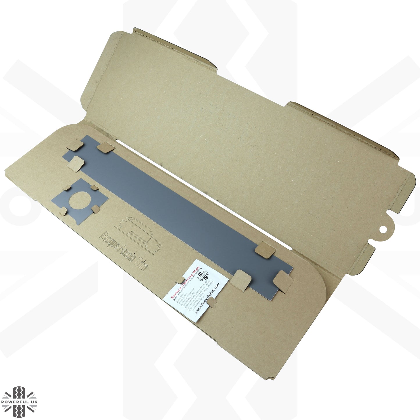 Matte Grey Dash Insert Kit for Range Rover Evoque (2011-18) - RHD