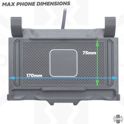 Wireless Charging Tray for Range Rover Evoque 1 - for Late Type Cubby Box